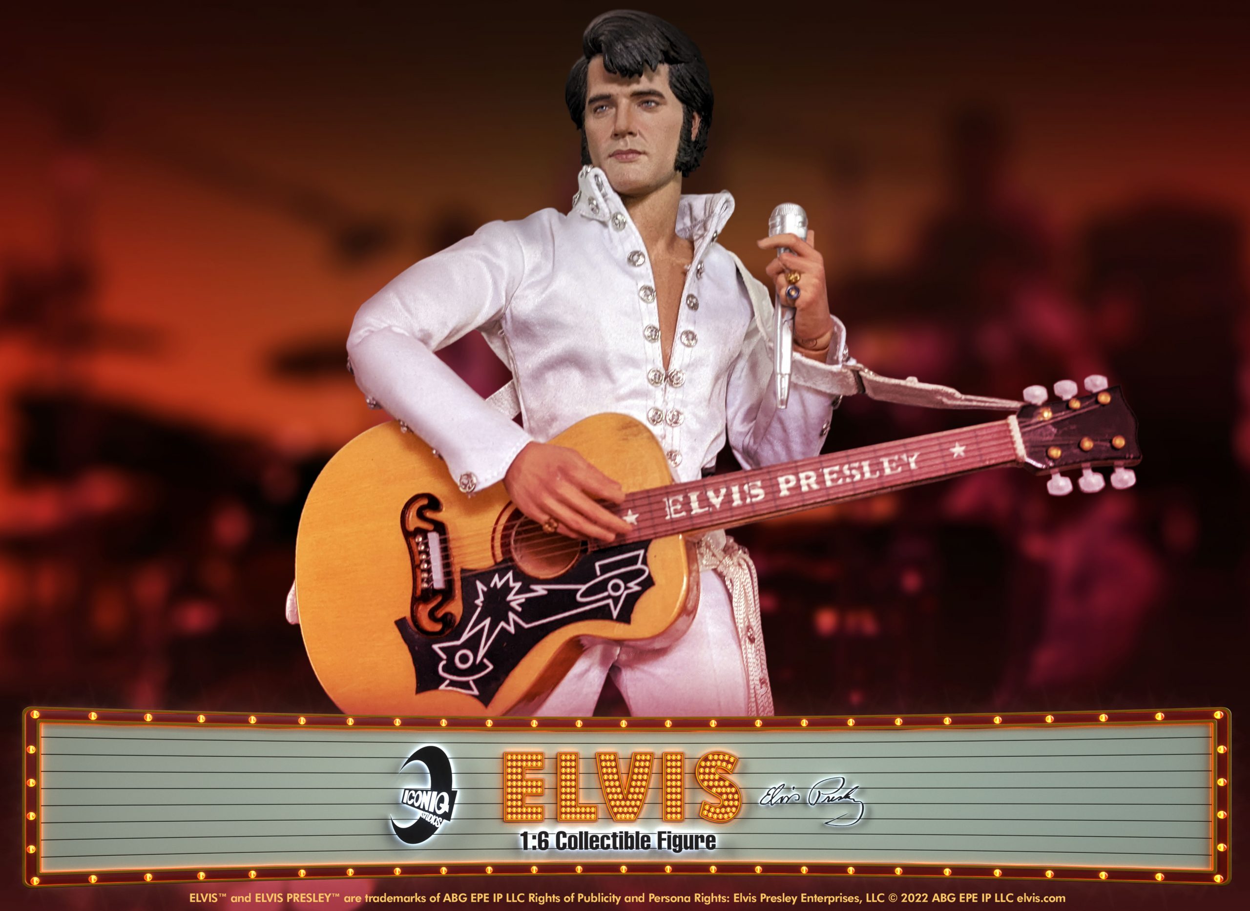 Elvis Presley Vegas Edition- 1/6th scale collectible figure - IQLS02